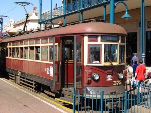 Glenelg with it's quaint trams