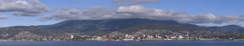 Panoramic view of Hobart 