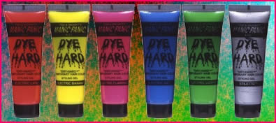 Manic Panic temporary hair colours.