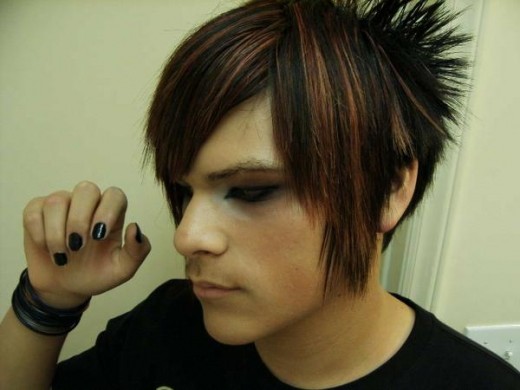 Emo hairstyle