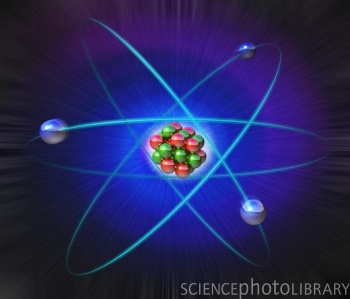 Electrons revolves around the Atom