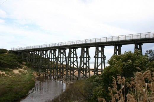 Trestle Bridge at Kilcunda, gateway to Paradise