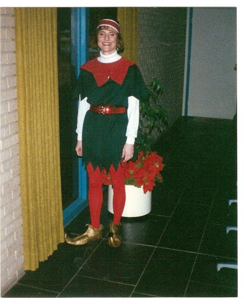 Leasing isn't all about just leasing. Marketing at Christmas time set me up in an elf costume.