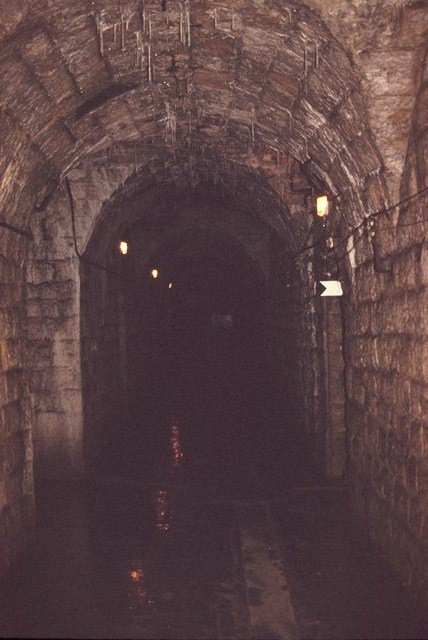 Interior corridor in Fort Douaumont at Verdun