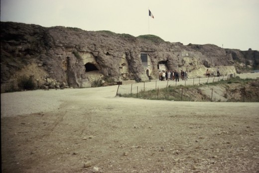 Entrance to Ft. Vaux at the World War I Battlefield of Verdun