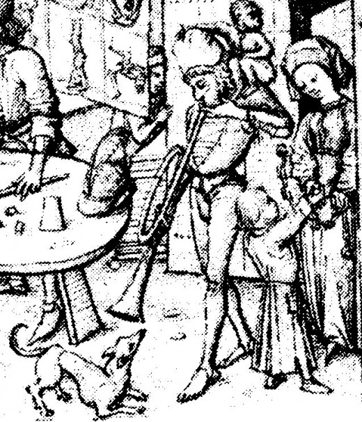"Children of the Moon" (detail) Das mittelalterlisches Hausbuch (ca. 1480)