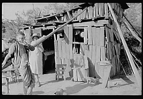 Transient camp, 1935.