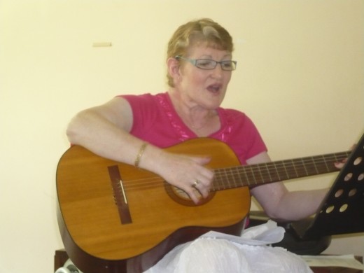 The thing that I love to do the most is sing. Now all I have are the photos of me doing this because my singing is no longer what it was. Even that has been affected by the MSA.