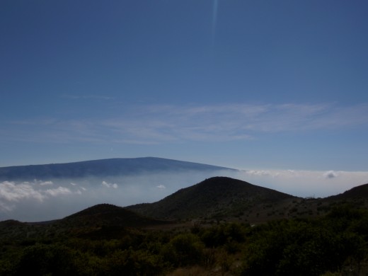The majestic mountain peak of Mauna Kea. 