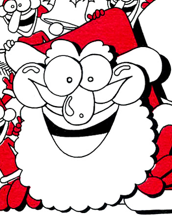 Smiley Santa by rlz