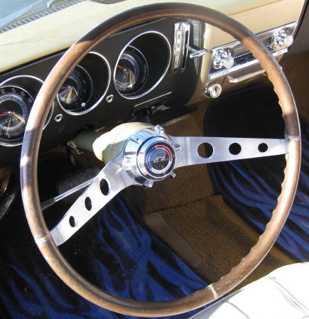 The special steering wheel