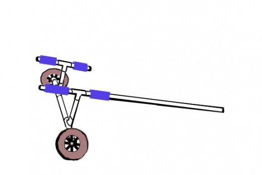 A Simple PVC Kayak Cart