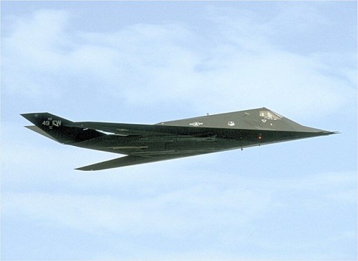 F-117 Nighthawk stealth fighter in flight