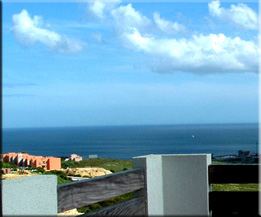 View from my lower balcony over the development and towards the Mediterranean in La Duquesa