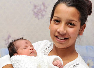 11 year old gives birth at her wedding