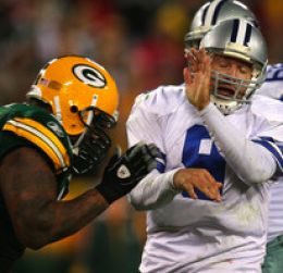 Johnny Jolly, Tony Romo, AP