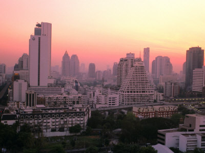 Sunset on Bangkok