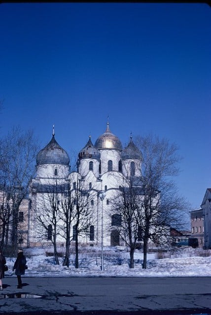 Old Russian Orthodox Church in Novgorod, Russia
