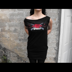 Black ShotGun Cage Gear MMA T-Shirt Dress
