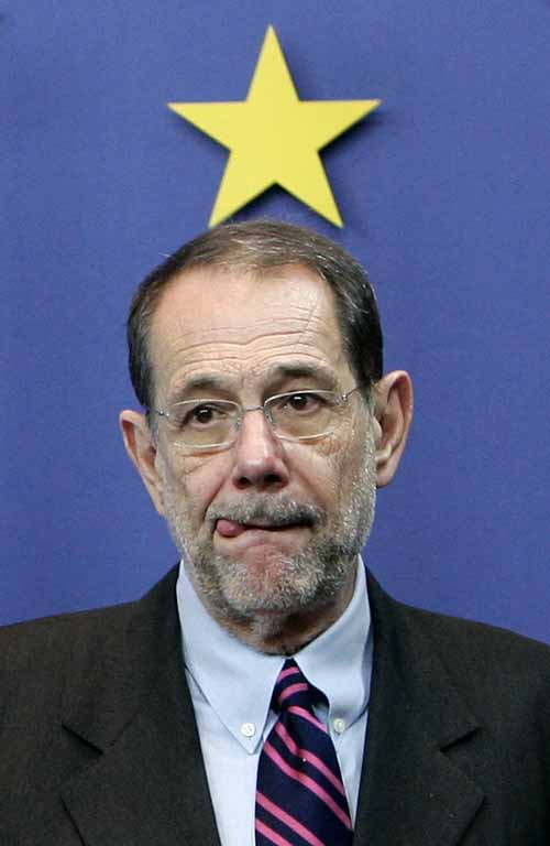 Javier Solana  Secretary General of the Council of the European Union, High Representative for EU Foreign Policy.