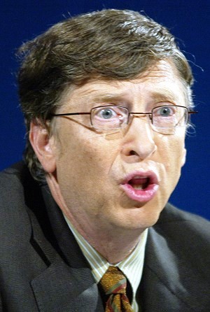 Bill Gates  founder of Microsoft, philanthropist