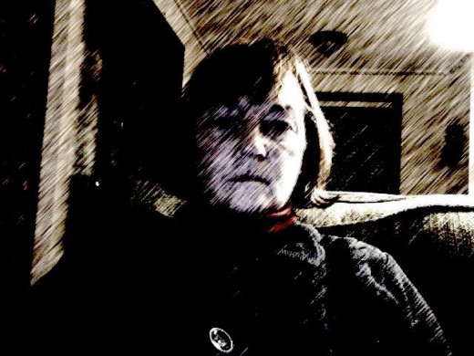 some women stay in the shadows.