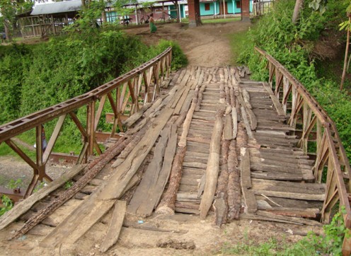 An Ancient Wooden Bridge