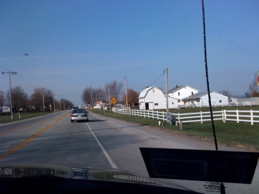 An Amish farm outside Fort Wayne.