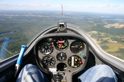 Airplane cockpit