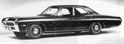 My first car-1968 Chevrolet Impala, 4 dr.