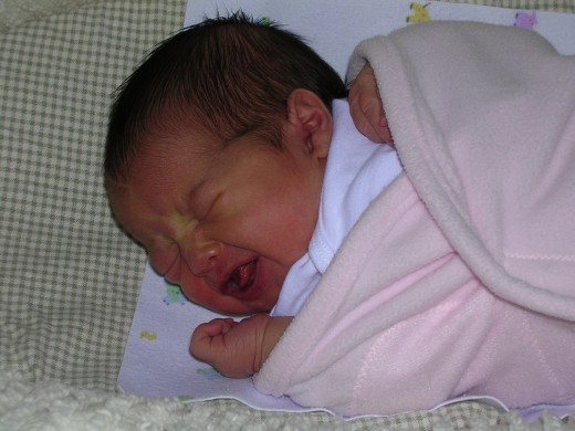 She really hated her moses basket!