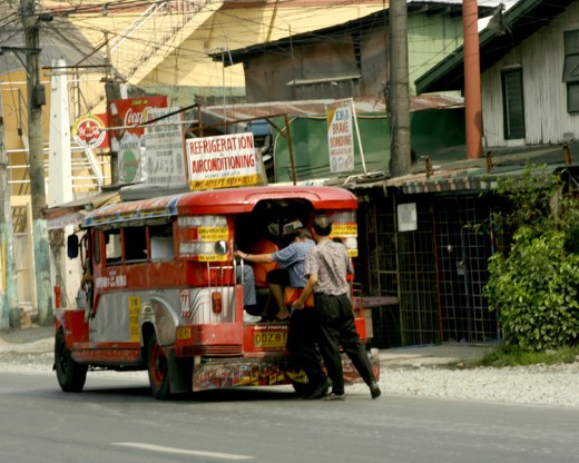 Modification of family jeep into the present passenger jeepney
