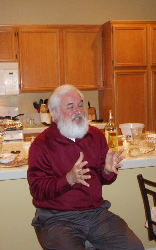 I end up looking like Santa  