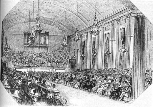 Hanover Square concert room, London, 1843
