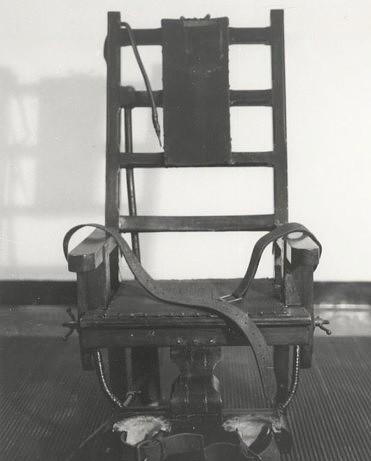 Here is a photo of the Electric Chair at Sing Sing Prison where Albert Fish was executed for the murder of 10 year old Grace Budd. 