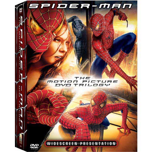About $10 for all three Spiderman movies