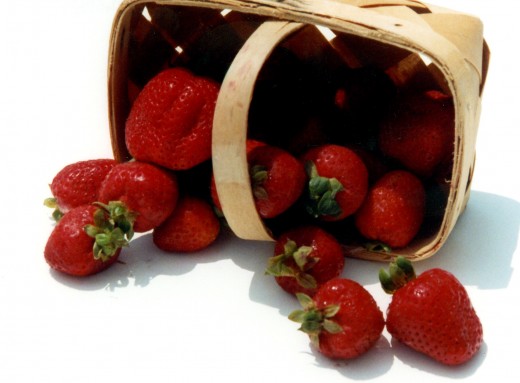 Still life of Strawberries