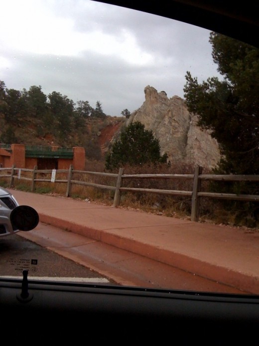 Entering the Garden of the gods.