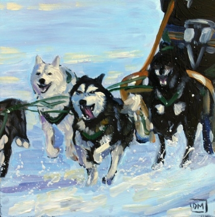Follow The Leader, painted by Debbie Miller.