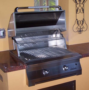 built in 30" infrared bbq