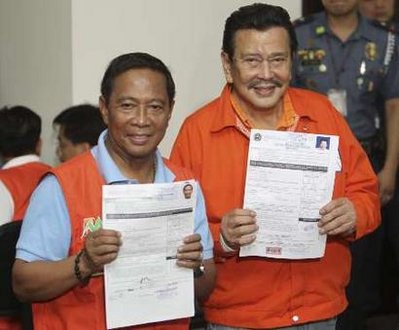 Can Estrada summon his old charismatic form. Can he still captivate the people that supported him last time he vied for presidency. Can Binay overhaul the lead of his rivals for the Veep position? Credit: news.yahoo.com