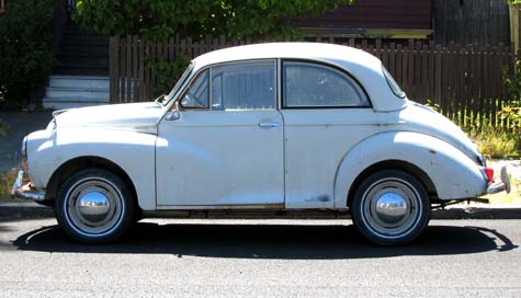 Faithful Morris Minor 1000, went there and back then died.