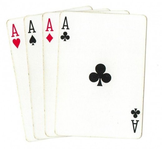 Poker Clip Art - 4 Aces