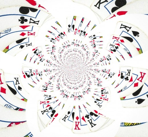 Poker Clip Art - 4 Kings Hypnotic Effect