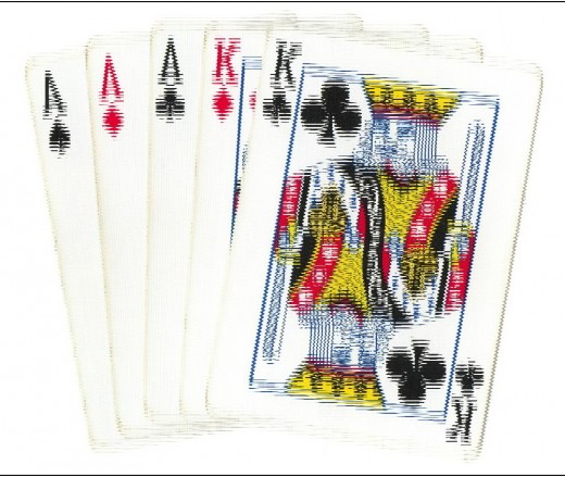 Poker Clip Art - Full House Vibration Effect
