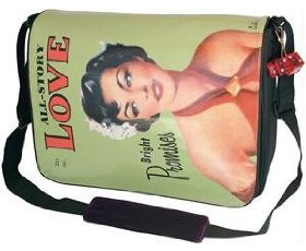 Funky retro laptop bag