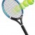 Tennis racket and bouncing tennis ball clip art