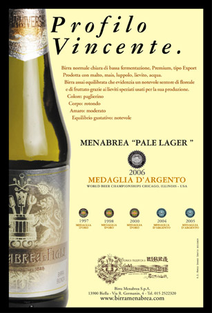 Menabrea beer