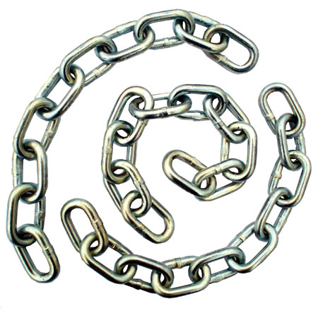 a link is like a chain, and if you think of it that way it helps.