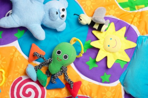 Safe baby toys.